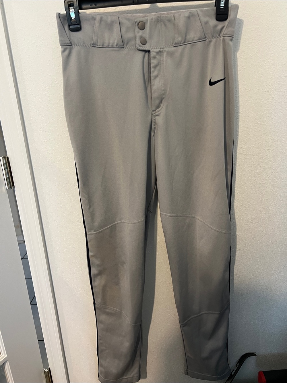 Nike Gray Men's Baseball with Black Swoosh
